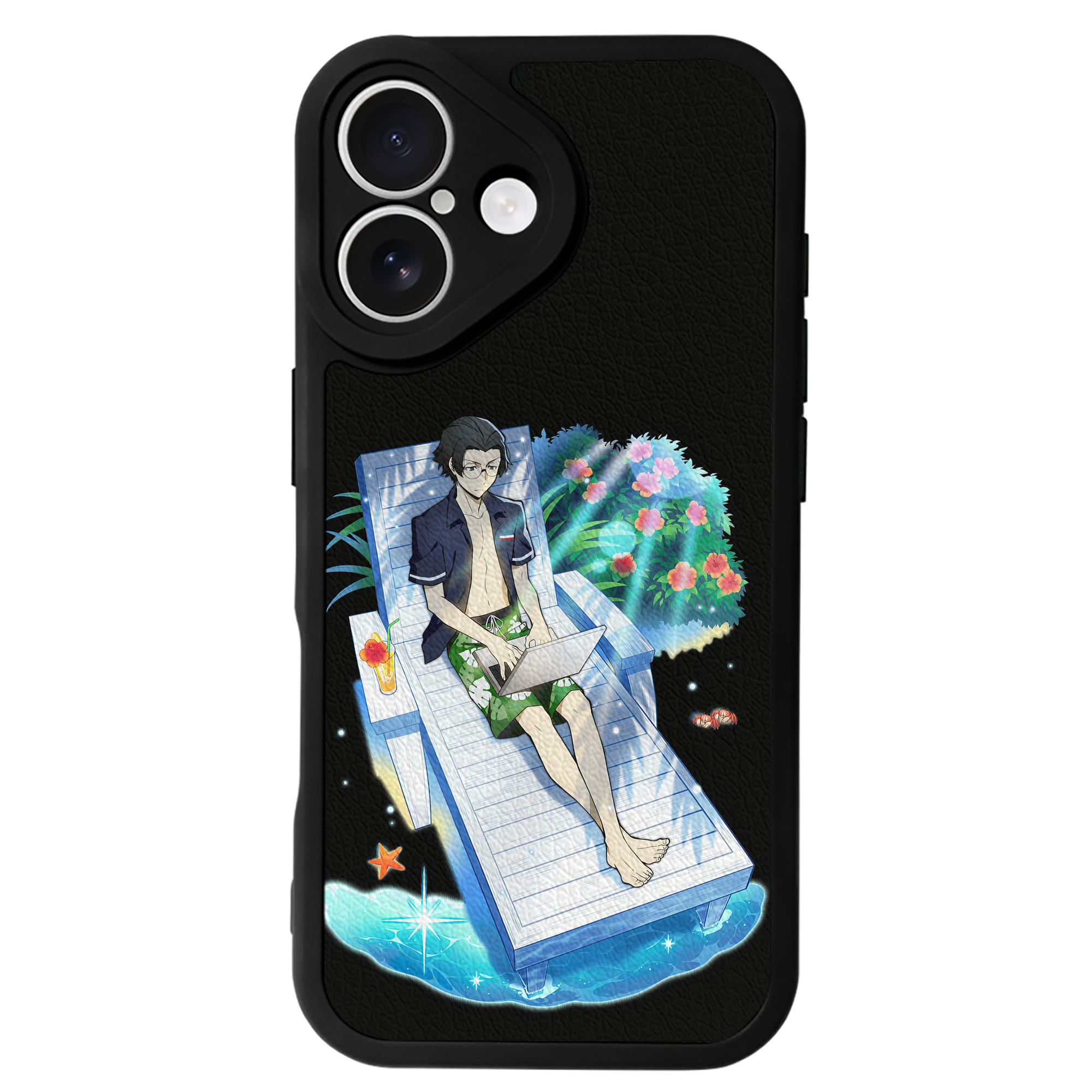 （画像用） 文豪ストレイドッグス Bungo Stray Dogs 【iPhone 16シリーズ対応】シリコンスマホケース（レザー調） 材質：シリコン